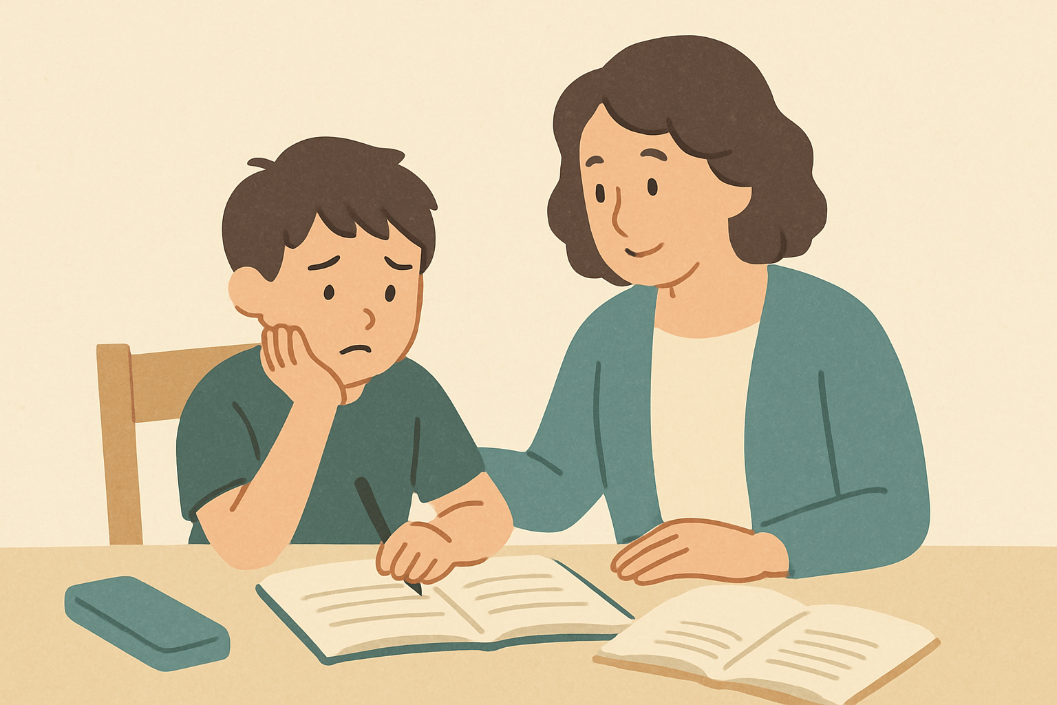 「早く宿題して」で動けない子へ｜次の一動作が伝わる声かけの工夫