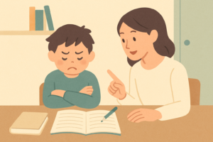 間違いを指摘すると怒る子へ｜直す前に確認したい負担と声かけ