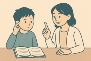 教科書を読んだあと「何が分かった？」に答えにくい子への聞き方