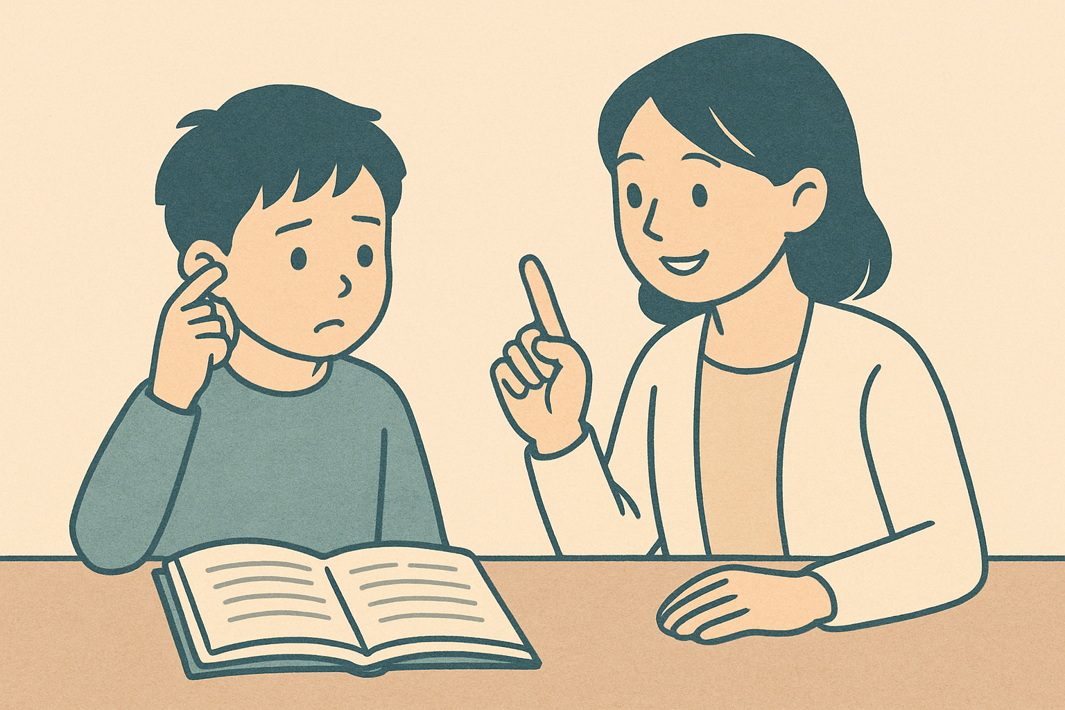 教科書を読んだあと「何が分かった？」に答えにくい子への聞き方