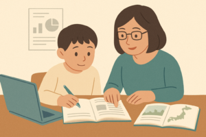 さいたま市南区の小学生へ|社会の資料と本文を結びつけにくいときの家庭での確認