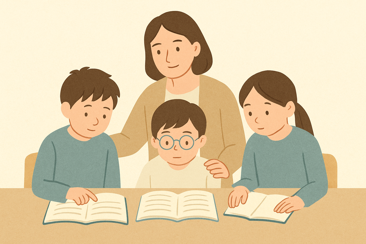 一度にたくさん読むのが苦手な子への区切り方|主語と述語から考える